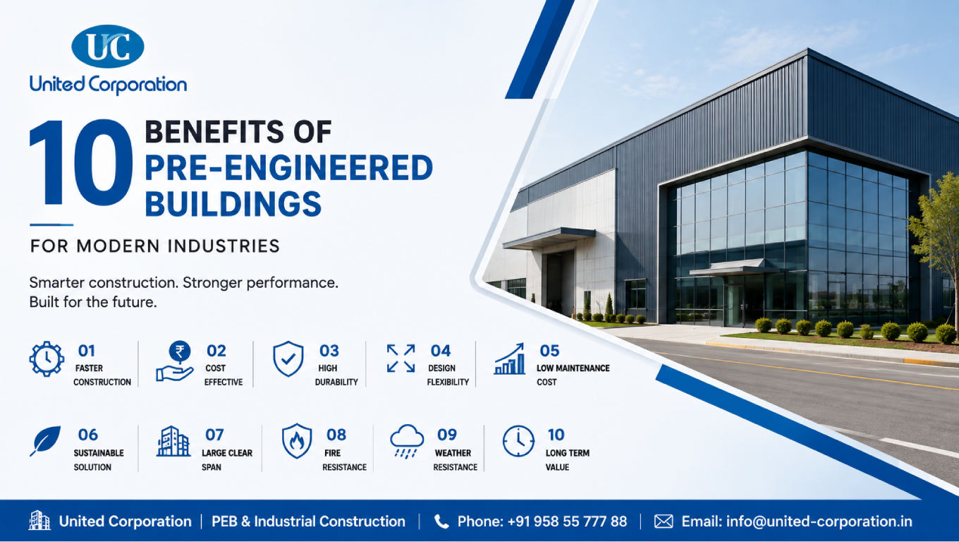 Benefits of pre engineered buildings for modern industries