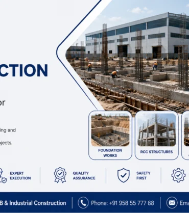 Civil Construction Works for Industrial Projects civil construction works for industrial projects