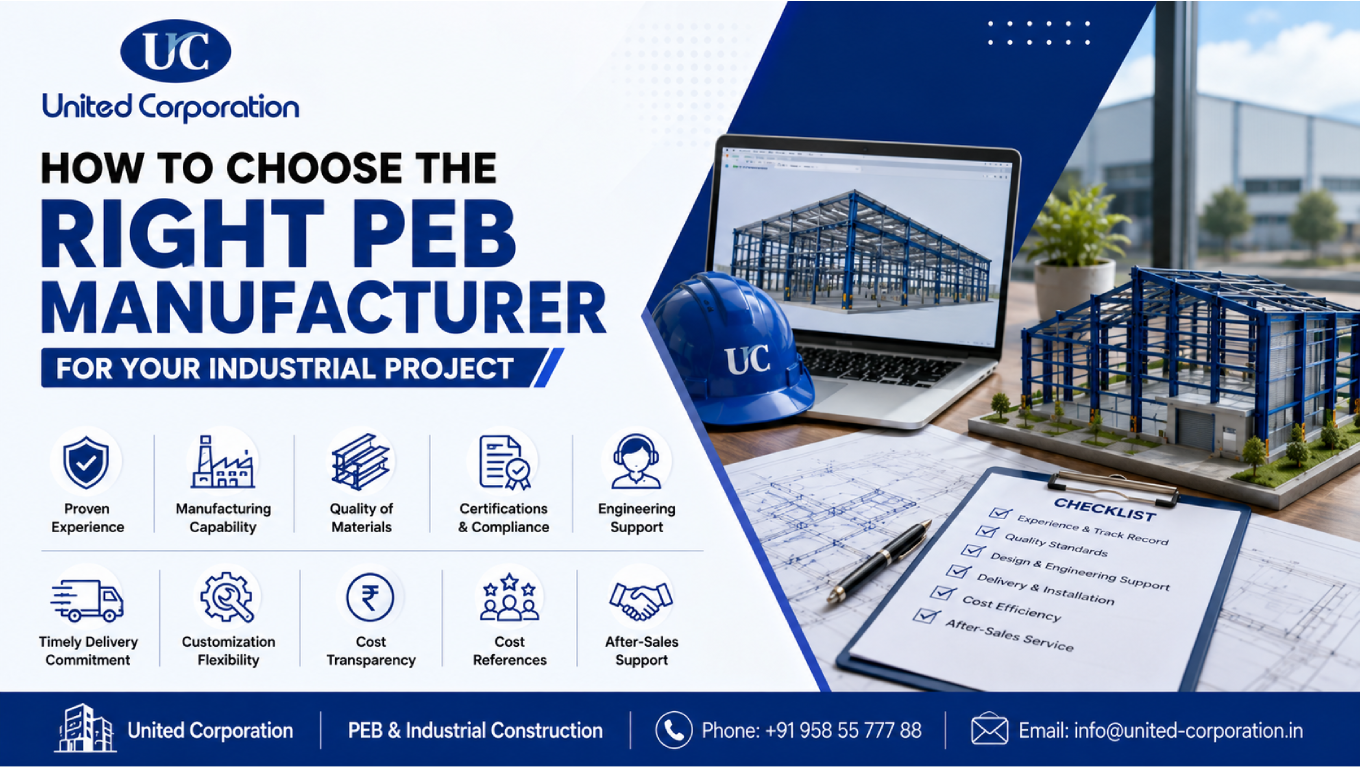 How to choose the right PEB manufacturer for an industrial project