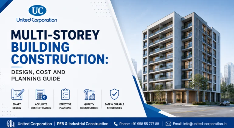 Multi-storey building construction design and planning