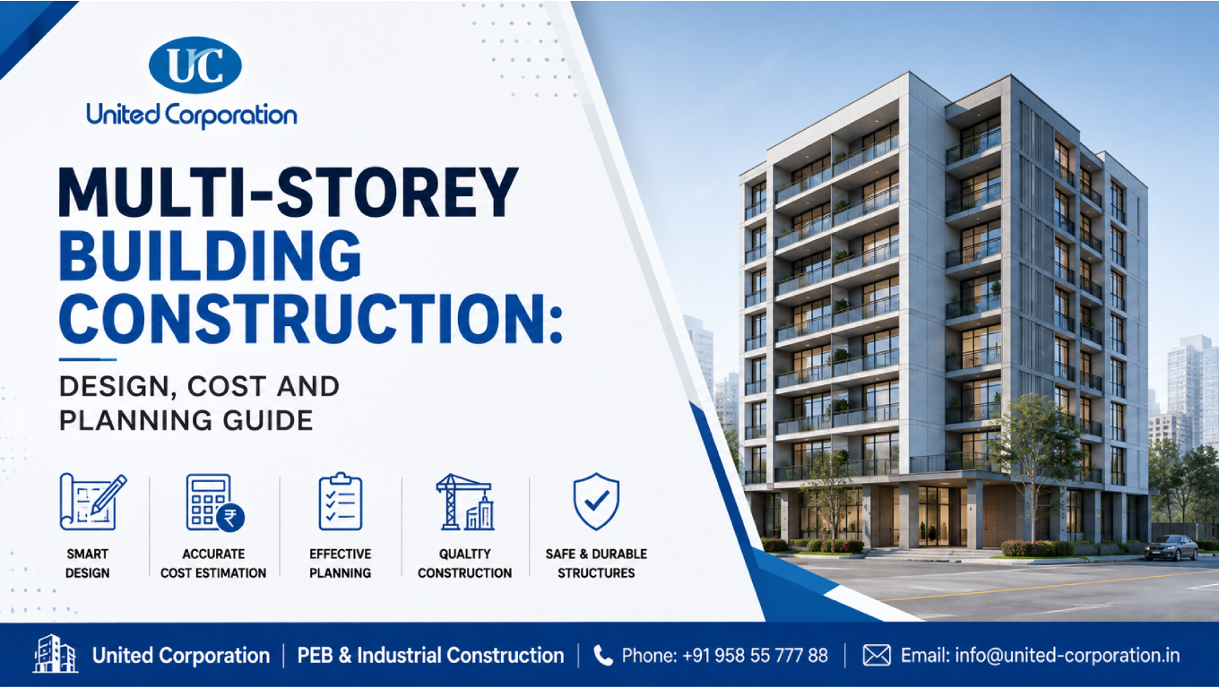 Multi-storey building construction design and planning