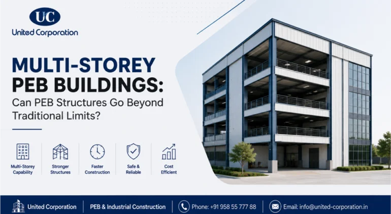 multi-storey PEB buildings and steel structural design
