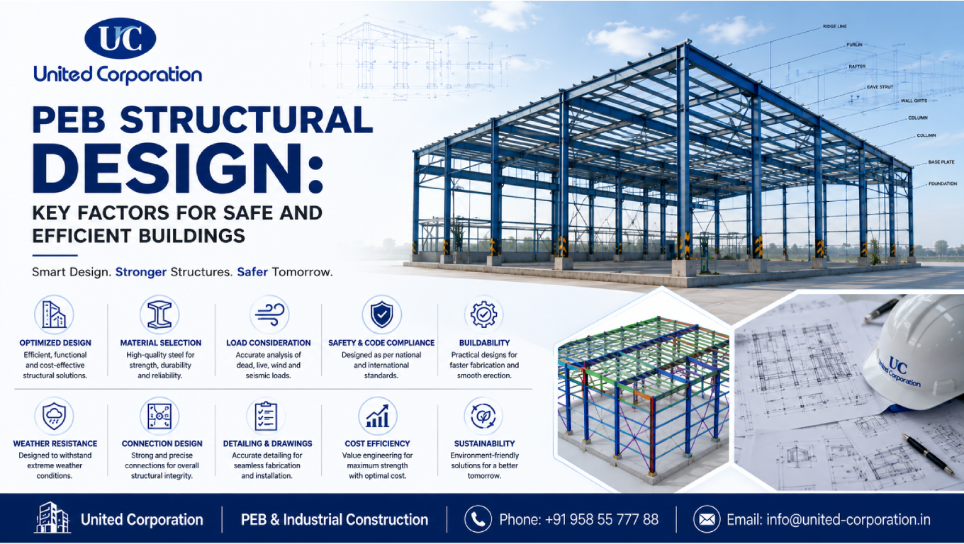 PEB structural design for safe and efficient industrial buildings