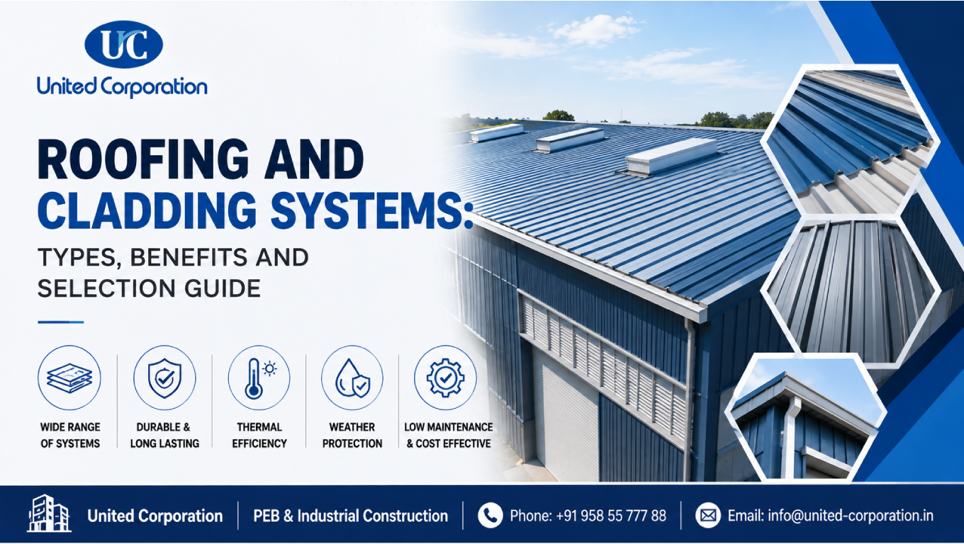 Roofing and cladding systems for modern industrial buildings